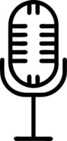 Close up condenser studio microphone concept as A close up shot of a high quality condenser microphone used in a recording studio suitable for professional recording and voiceovers Clean vector