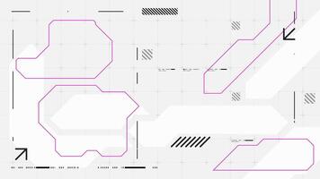 Abstract futuristic banner background cyberpunk style vector