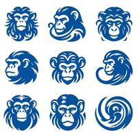 The Ape House Monkey Collection Logo vector