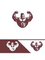 Muscular Forge Logo Design vector