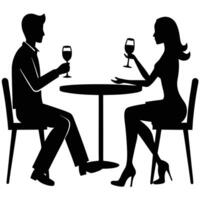 Lifestyle and Relaxation Captured in a Drinking Moment vector
