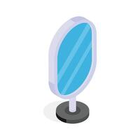 Get this amazing icon of vanity mirror in modern style.' vector