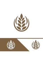 Wheat Vibes Logo Design vector