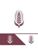 Grain Harvest Wheat Logo vector