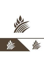 Grain Legacy Wheat Logo vector