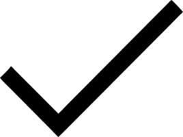 Minimalistic Checkmark Design vector