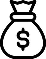 Wealth Bag Design vector