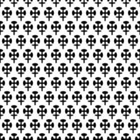 Textile fabric border motif pattern for a geometric oriental seamless pattern vector