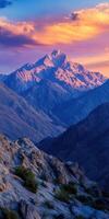 A mountain range photo