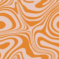 Abstract wavy pattern pastel orange color background white illustration. vector