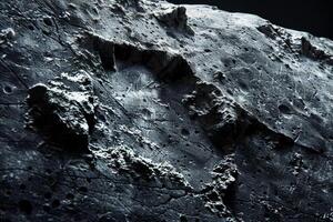 An image of a rock on the surface of the moon photo