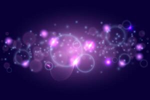 Abstract background with wave and glowing elements vector