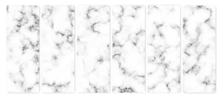 Marble texture background. Set of abstract backdrops of marble granite stone. illustration vector