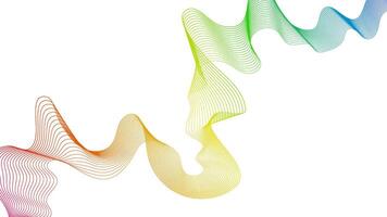 Abstract backdrop with colorful wave gradient lines on background. Modern technology background, wave design vector