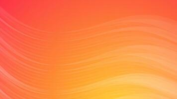 Modern orange backgrounds with wave lines. Header banner. Bright geometric abstract presentation backdrops. illustration vector
