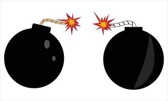 bomb set with fuse vector