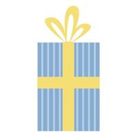 Cute Gift Box Clipart Element vector