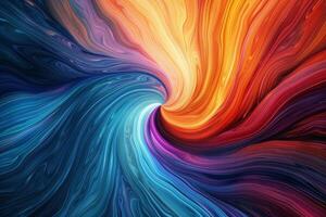 Abstract swirl background with colorful swirls photo
