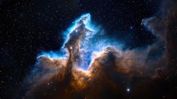 The eagle nebula, a nebula in the constellation carina photo