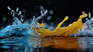 Water splash wallpaper photo