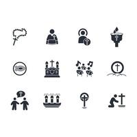 Christianity linear style sign for use web design,logo.Symbol illustration. vector