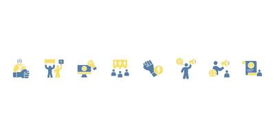 Activism icon. Editable stroke.linear style sign for use web design vector