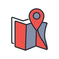 map icon colours vector