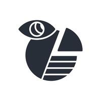 Data Visualization icon.Editable stroke.linear style sign for use web design,logo. vector