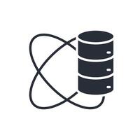 Data science icon.Editable stroke.linear style sign for use web design,logo. vector