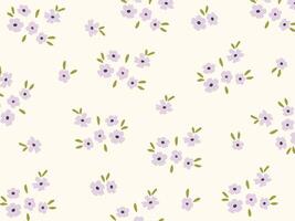 Flowers and leaves wall art background and simple abstract shape. vector