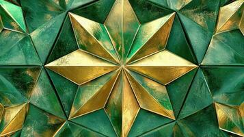 Golden star pattern wallpaper photo