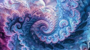 A computer generated image of a spiral pattern photo
