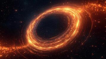 An image of a black hole in space photo