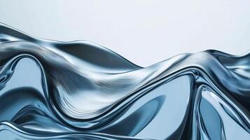 Abstract blue liquid background photo