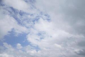 Clouds in the blue sky, Panoramic stage photo