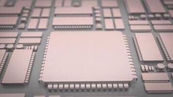 White PCB Board for It to Technology concept . photo