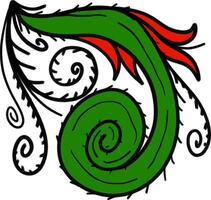 Floral Swirl Ornaments for Beautiful Design Projects vector