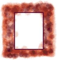 Abstract Frame with Watercolor Effect Background vector