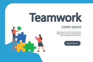 Collaborative Teamwork for Success and Growth vector