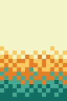 abstract pixel backgrounds with retro colors vector