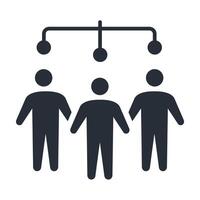 Belonging icons isolated on White Background. Flat vector