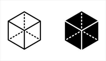 geometry icon set. vector