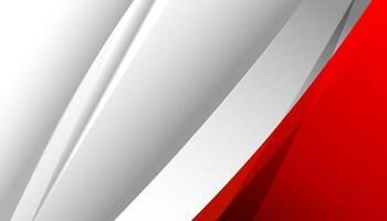Abstract white and red corporate background with copy space. vector
