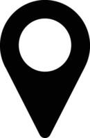 location or map pin icons. Map marker icon. Map location vector