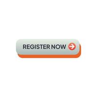 The grey and orange button says Register Now and has a right-pointing arrow vector