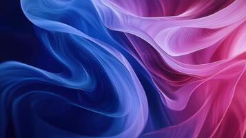 A blue and pink abstract background with a wave pattern photo