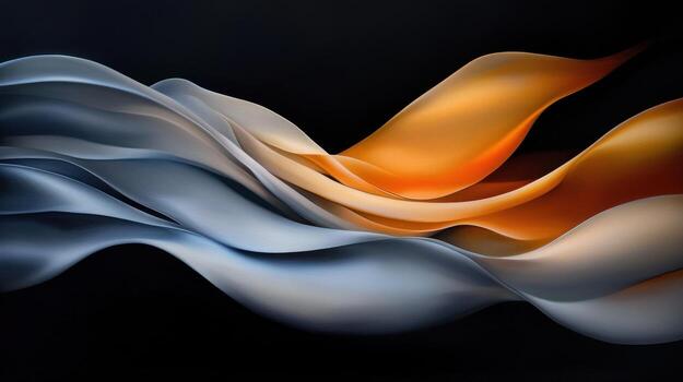 An abstract image of a wave of fabric photo