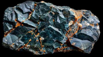 This natural mineral specimen features striking emerald green hues, along with unique textures and patterns, highlighting its geological significance and beauty from a specific location. photo