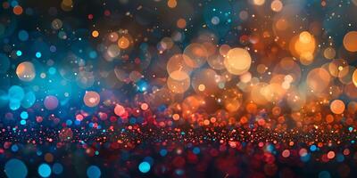 abstract bokeh background with lights photo
