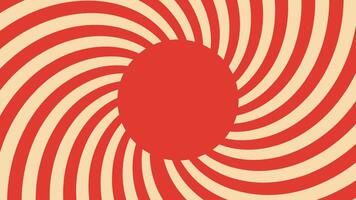 Illustration background sunburst swirl unique design retro vector